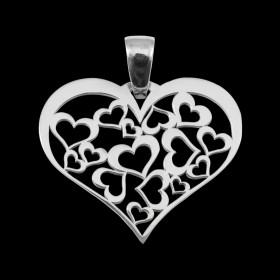 Accueil Pendentif Coeur Ajouré Or