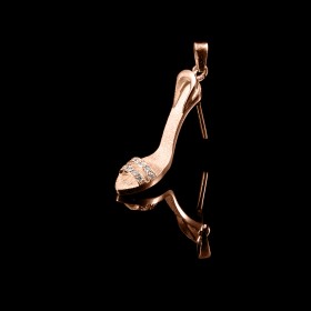 Pendentifs PENDENTIF ESCARPIN DIAMANTS