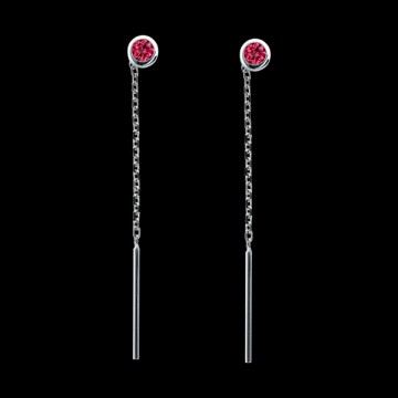 Colorys Boucles d'oreilles Colorys Rubis
