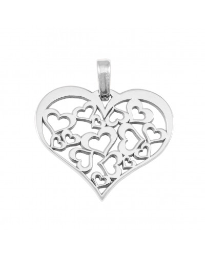 Accueil Pendentif Coeur Ajouré