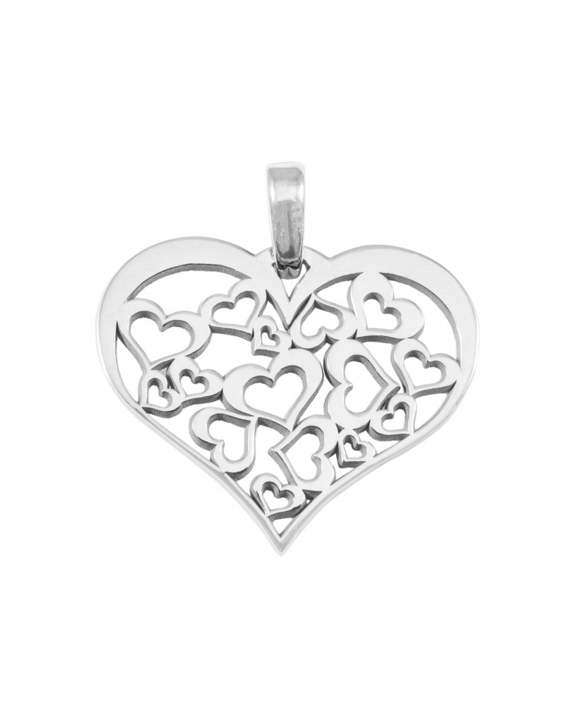 Accueil Pendentif Coeur Ajouré