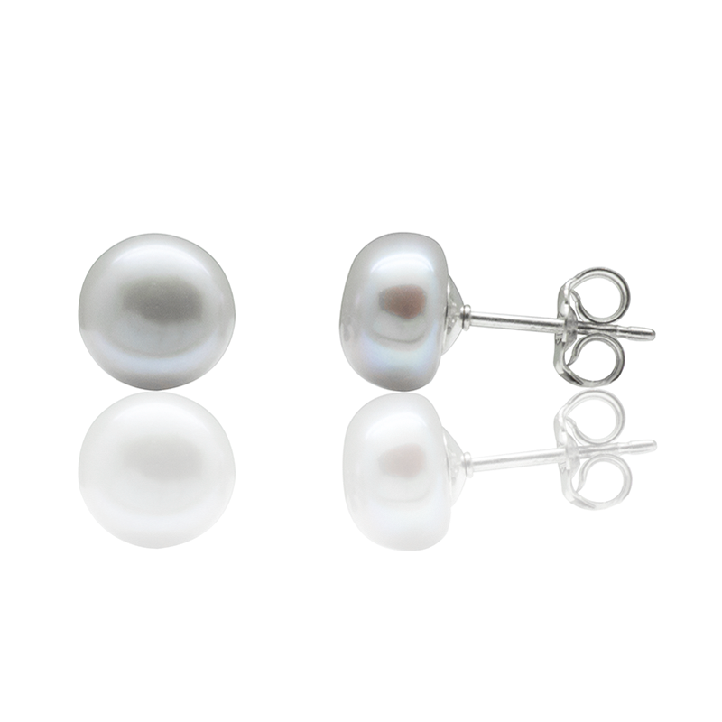 Boucles d'oreilles perles argent Boucles d'oreilles perles de culture argent