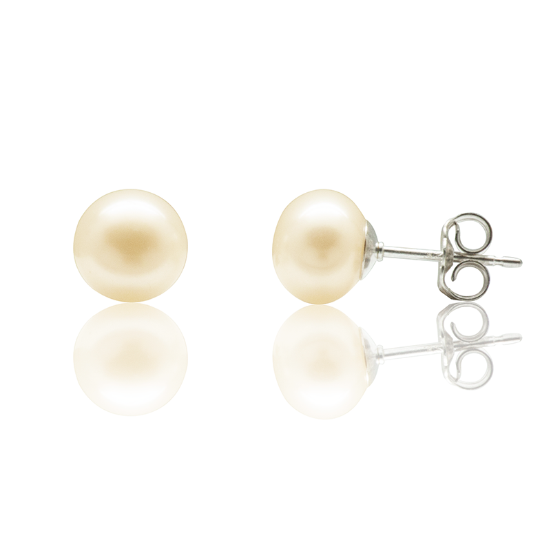 Boucles d'oreilles perles argent Boucles d'oreilles perles de culture argent