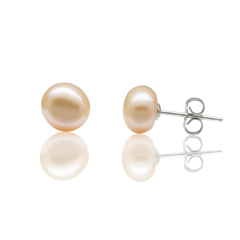 Boucles d'oreilles perles argent Boucles d'oreilles perles de culture argent