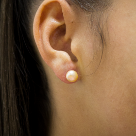 Boucles d'oreilles perles argent Boucles d'oreilles perles de culture argent