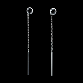 Colorys Boucles d'oreilles Colorys Diamants noirs