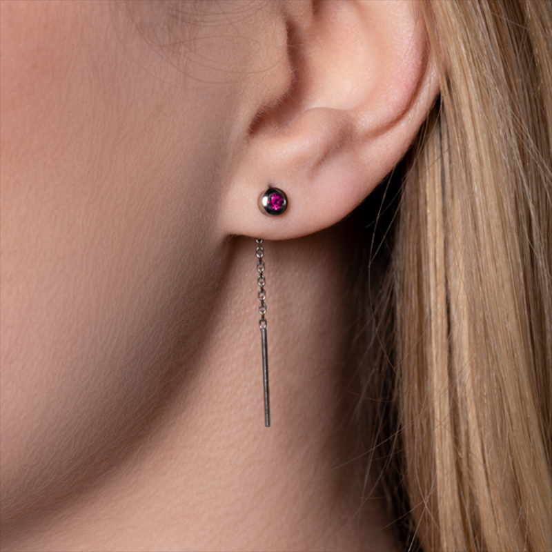 Colorys Boucles d'oreilles Colorys Rubis