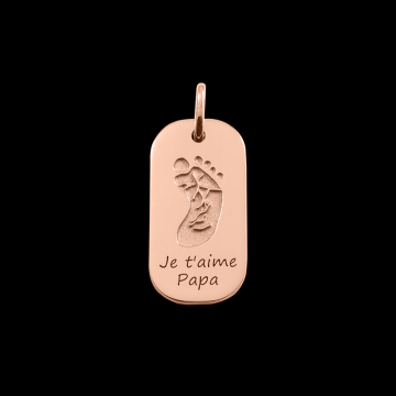 Médailles de baptême Médaille Empreinte